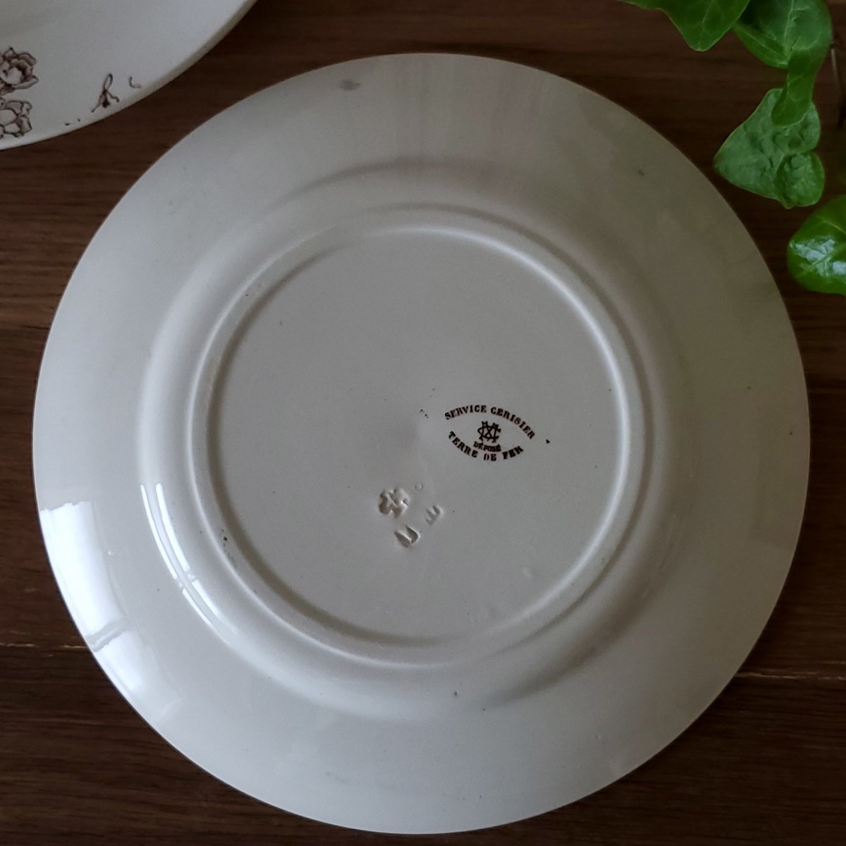 Creil&Montereau クレイユモントロー 桜のプレート | リボン