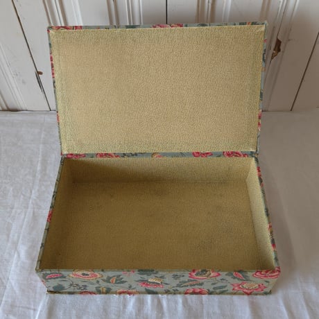 フレンチファブリックのカルトナージュボックス