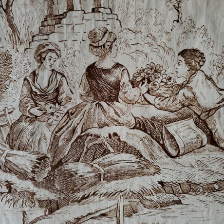 トワルドジュイ(Toile de jouy)ゆったりとした時間の流れる風景画