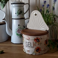 パンジーのホーローSEL缶