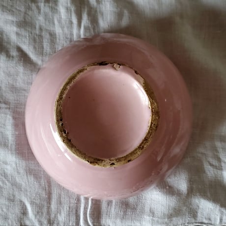 ピンクのカフェオレボウル