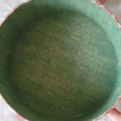 花かごとリボンリースのカルトナージュボックス