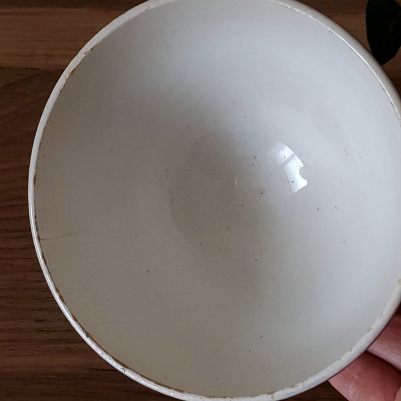 ツバメ柄青の小さめカフェオレボウル | リボンときどきネコ