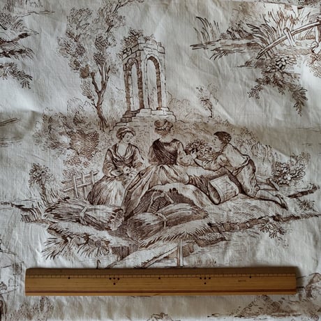 トワルドジュイ(Toile de jouy)ゆったりとした時間の流れる風景画