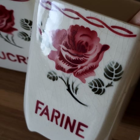 Badonviller薔薇のキャニスター5Pセット