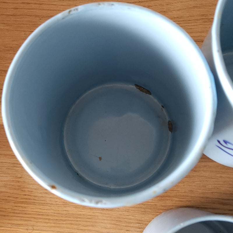 ホーローキャニスター 5点セット アンティーク風ホーローキャニスターセット 清潔感ある白色