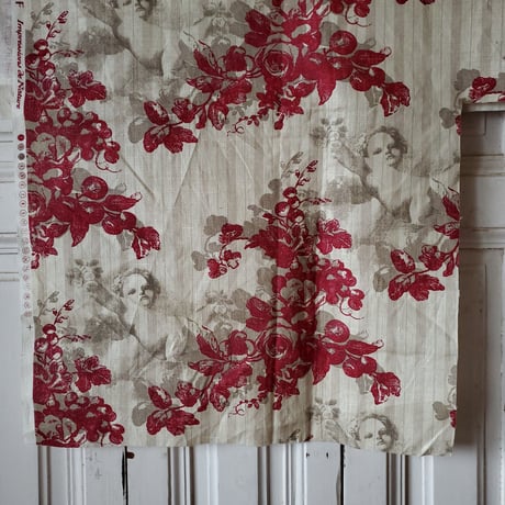 トワルドジュイ(Toile de jouy)薔薇と天使