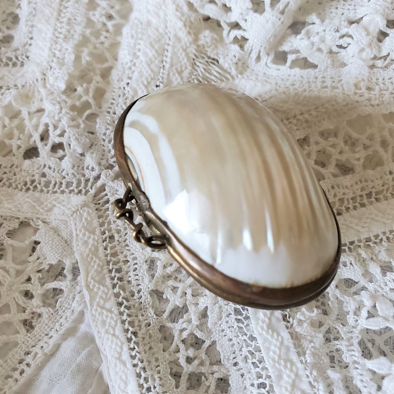 マザーオブパールのケースとロザリオ | リボンときどきネコ