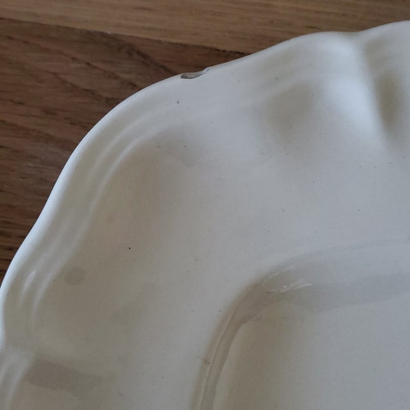 サルグミンヌ 花リム スクエア大皿 | リボンときどきネコ