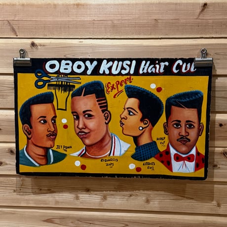 Barber Shop Hand Paint Sign