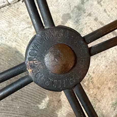 Japanned Shoe Shine Stool