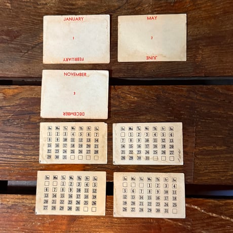 Indian Desk Calendar