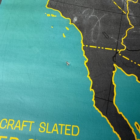 Slated Map (world / united states)