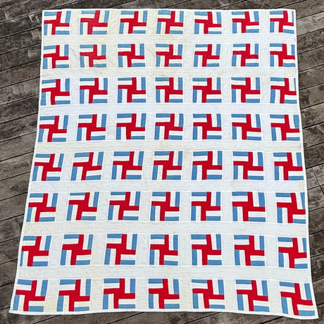 Swastika Patchwork Quilt