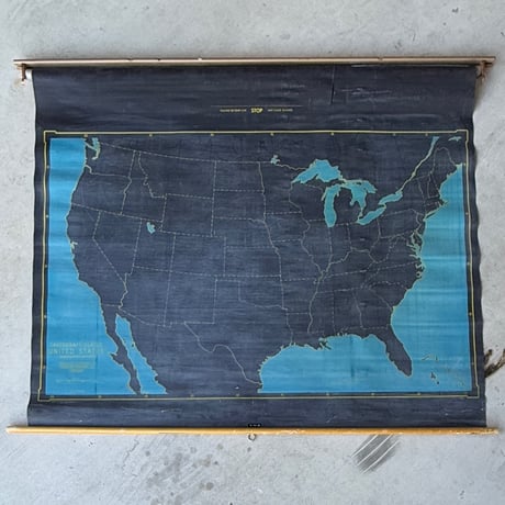 Slated Map (world / united states)