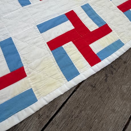 Swastika Patchwork Quilt
