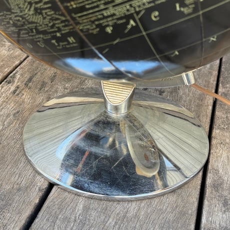 Black Ocean Globe w/Lamp