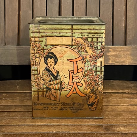 Montgomery Ward&Co. Tea Tin