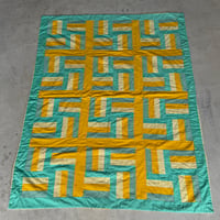 Swastika Patchwork Quilt