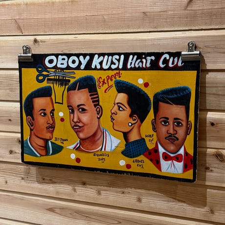 Barber Shop Hand Paint Sign