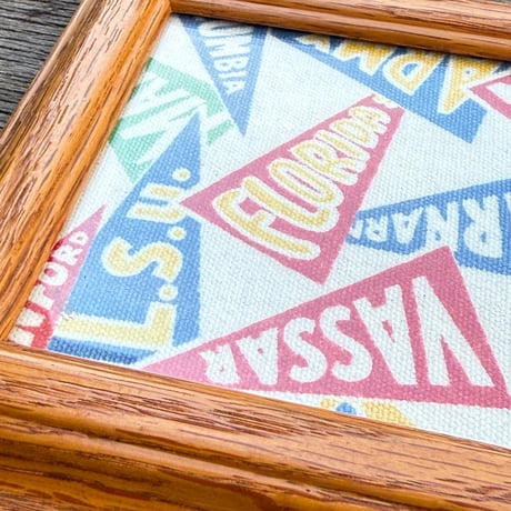 Pennant Cloth Framed