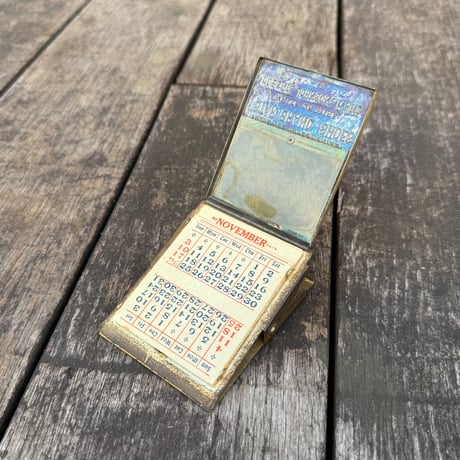 Star Brand Shoes Clip Calendar
