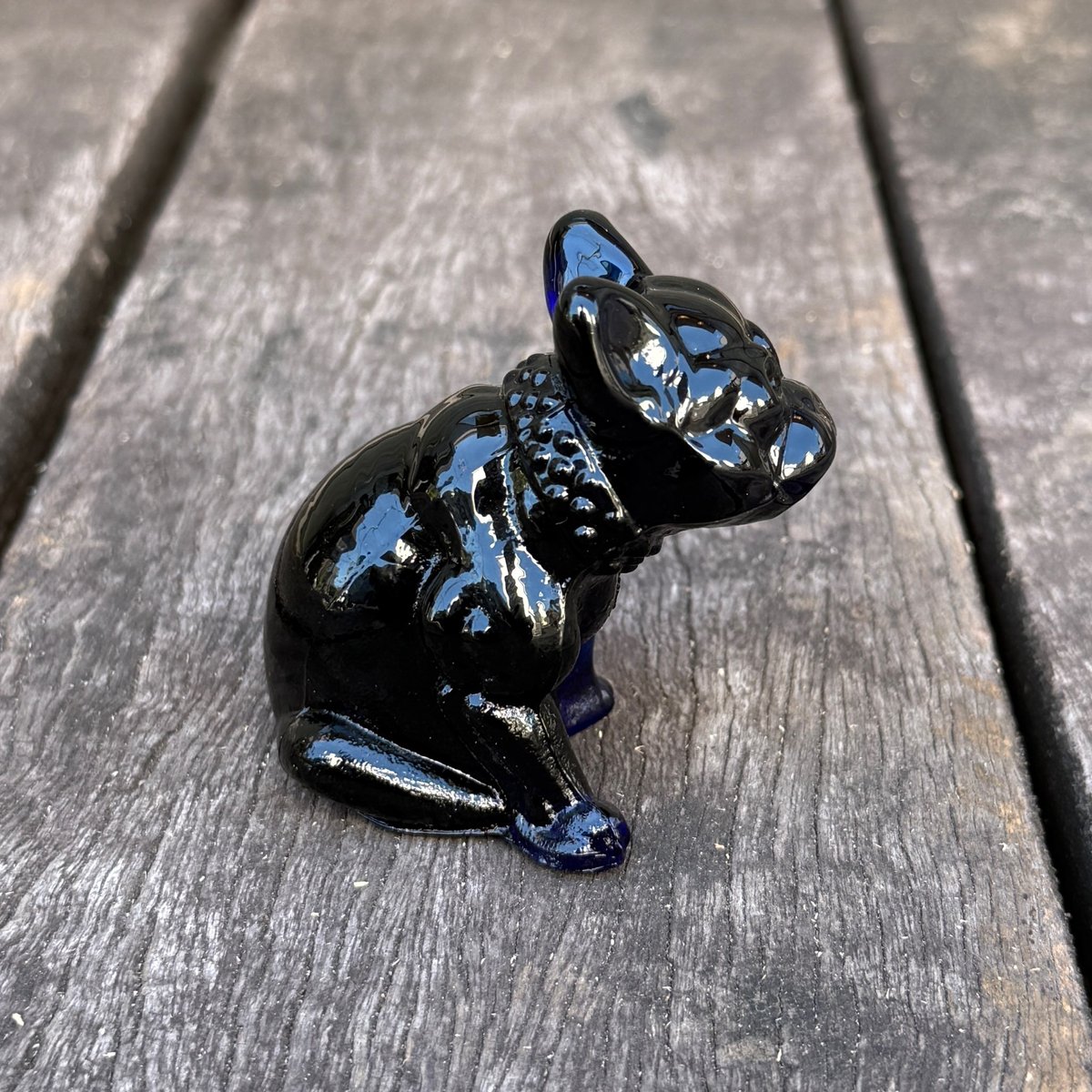 アンティーク雑貨 Westmoreland Bulldog Westmoreland Uranium Glass French Bulldog - Etsy