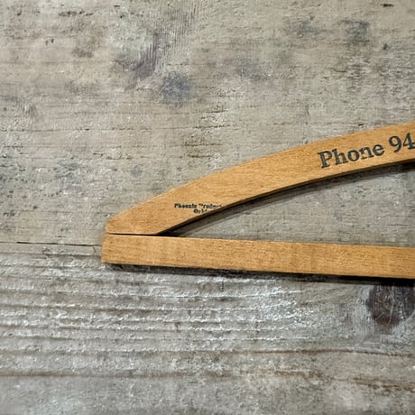 Wooden Hanger (3本セット) A