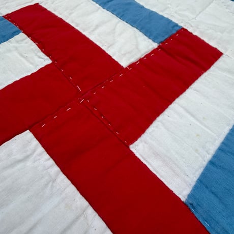 Swastika Patchwork Quilt