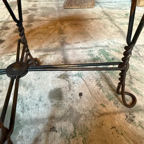 Japanned Shoe Shine Stool