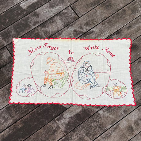 WWI Linen Banner