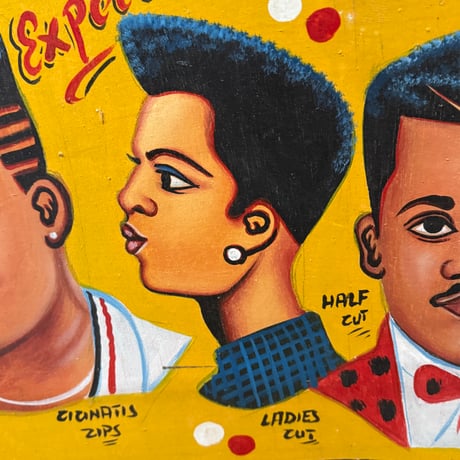 Barber Shop Hand Paint Sign