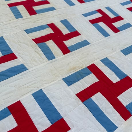 Swastika Patchwork Quilt