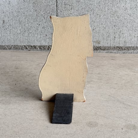 Boston Terrier Wooden Doorstopper