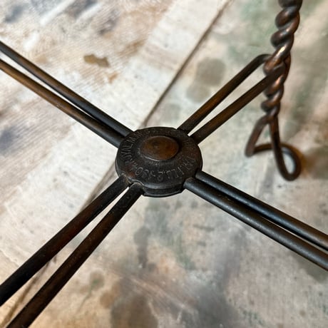 Japanned Shoe Shine Stool