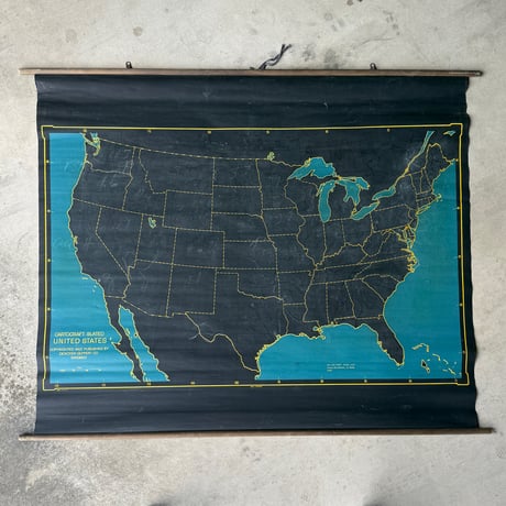 Slated Map (world / united states)