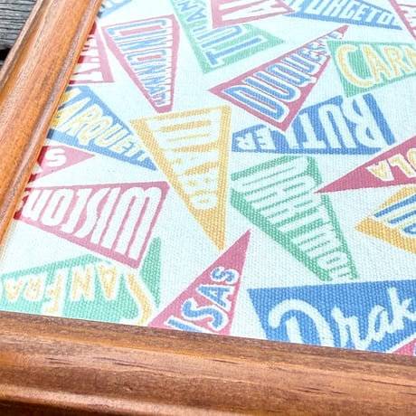Pennant Cloth Framed