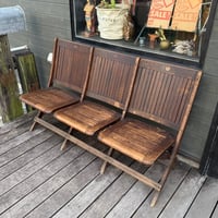 3Seater Theater Bench