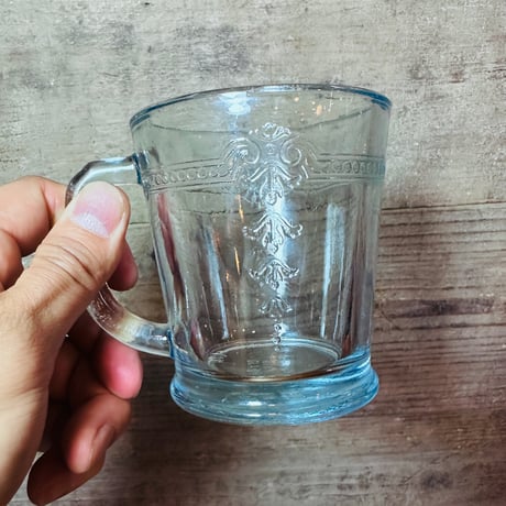 "Sapphire Blue Philbe" Fire-King Mug