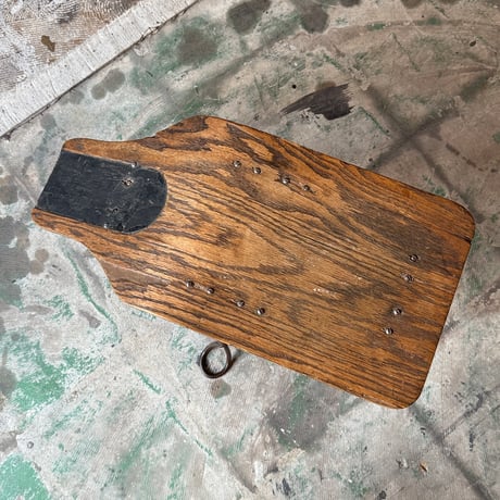 Japanned Shoe Shine Stool