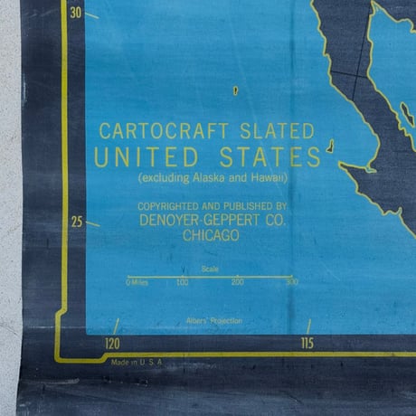 Slated Map (world / united states)