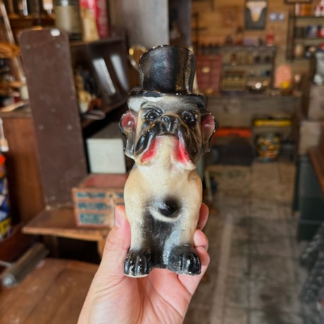 Chalkware Hat Bulldog
