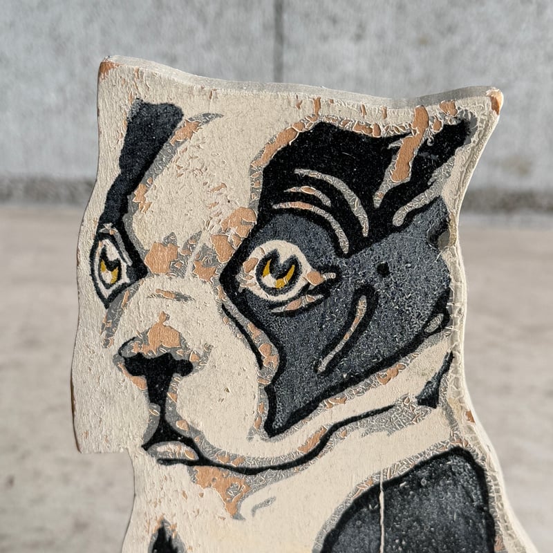 Boston Terrier Wooden Doorstopper | SUGAR DUMPLING