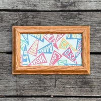 Pennant Cloth Framed