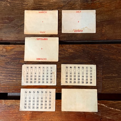Indian Desk Calendar