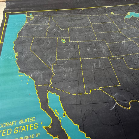 Slated Map (world / united states)