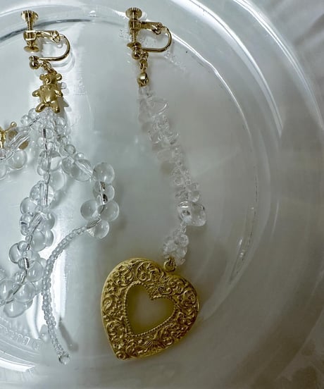 yutoro×id_TIKIRO clear earring