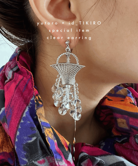 yutoro×id_TIKIRO clear earring