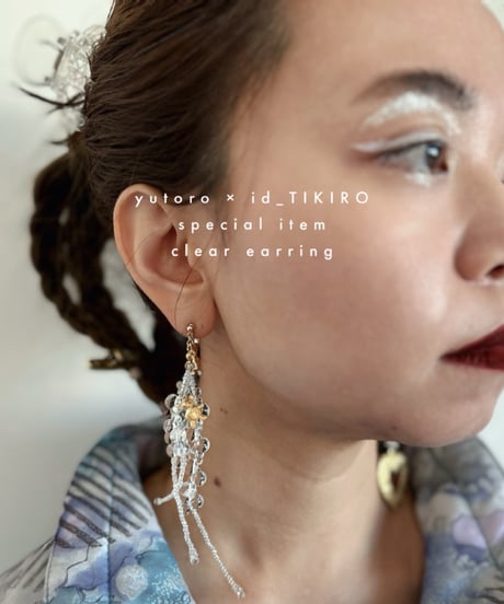 yutoro×id_TIKIRO clear earring