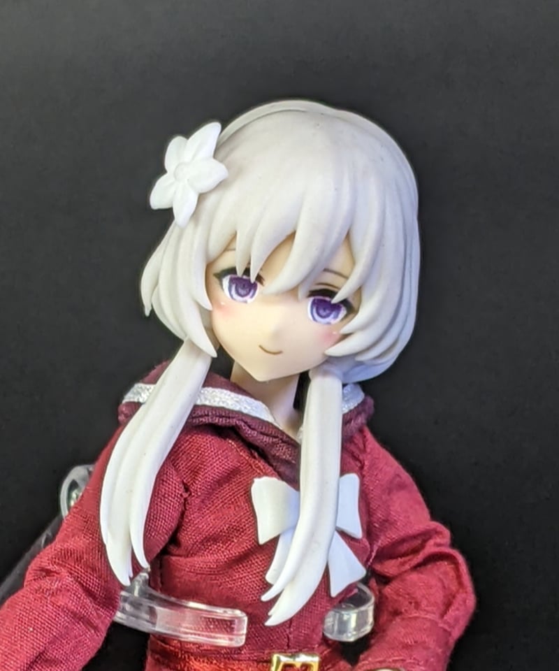 倉又雪陽(くらまたゆきよ) ヘッドパーツセット アサルトリリィ 1/12 カラーレジンキャストキット フィギュア用アクセサリ ランペイジ/アゾン 倉又雪陽(くらまたゆきよ) ヘッドパーツセット アサルトリリィ 1